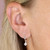 Silver Twist CZ Huggie Hoops - H6977/S