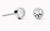 coeur de lion, earrings, silver, white, stud, new in, gift, affordable, 0227/21-1817