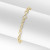 Gold Plated Silver Infinity Link Bracelet - 20-80-118-7.5