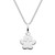 necklace, silver necklace, sterling silver, traditional jewellery, anniversary, gift, dog, cat, paw print,  9767HP