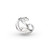21163RP-N, kit heath, infinity, love, anniversary gift, gift, silver, size N