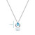 Coast Pebble Blue Topaz Necklace - 90190BT