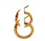 9ct yellow gold hoop earrings  - 9RTHoop