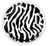 Emozioni Hot Diamonds, 33mm coin, silver plated, zebra stripe design,  coin - EC078
