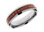 unique and co, ring/band, tungsten, wood inlay, 6mmm wedding band, ring - TUR-103-66, UK Size W3/4