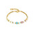 coeur de lion, bracelet, silver, green, blue, lilac, pink, pastel, turquoise, iconic, aura, gold, stainless steel, gift, 2104/30-1576