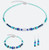 Wave Precious Flow Silver Teal Bracelet - 3046/30-0607