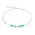 coeur de lion, necklace, silver, white, anniversary, iconic, stainless steel, gift, bridal jewellery, turquoise, 4314/10-0600