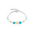 coeur de lion, necklace, silver, white, anniversary, iconic, stainless steel, gift, bridal jewellery, turquoise, 4314/30-0600