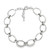 Harrisons Jewellers, silver bracelet, oval linked, classic, day to evening wear - BR295*TR