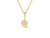 pendant, 9ct yellow gold, trace chain, gift, birthday, special occasion - 6862Y