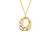 pendant, 9ct yellow gold, trace chain, gift, birthday, special occasion - 7883Y