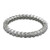 sterling silver, ring, wedding, full eternity, size q, millgrain edge, cubic zirconia, gift, birthday present, H2007/C*Q