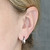 Silver Leaf Stud Earrings - H4854/S