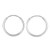 silver, silver hoops,  16mm, hinged hoops, l6428