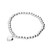 bracelet, ladies bracelet, elastic, childrens, silver bracelet, R8918-14, sterling silver