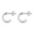 silver, silver hoops,  12mm, post and butterfly, R9015