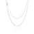 sif jakobs, necklace, double chain, sale, gift, sterling silver, 18 inch, 45cm length,  SJ-C42132-SS