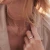 Due Double Chain Necklace Gold Plated - SJ-C42132-SG