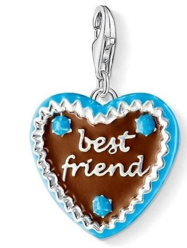 Thomas Sabo Charm, Best Friends Gingerbread Heart 1099-007-2