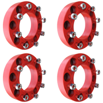 8 Lug 2 Inch Red Skid Steer Wheel Spacer 8x8 Set 8 Lug 2 Inch Red Skid Steer Wheel Spacer 8x8 Set