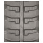 Yanmar SV 16 230mm Wide Rubber Track Tread Design