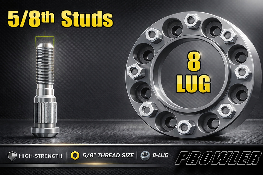 8 lug 2 inch skid steer wheel spacers 5/8th studs