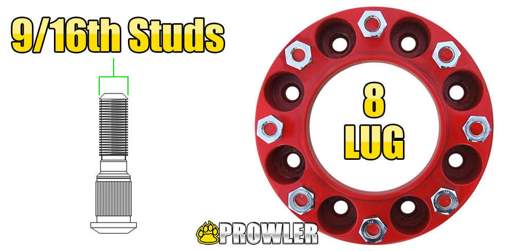9/16th Inch 8 Lug Wheel Spacers
