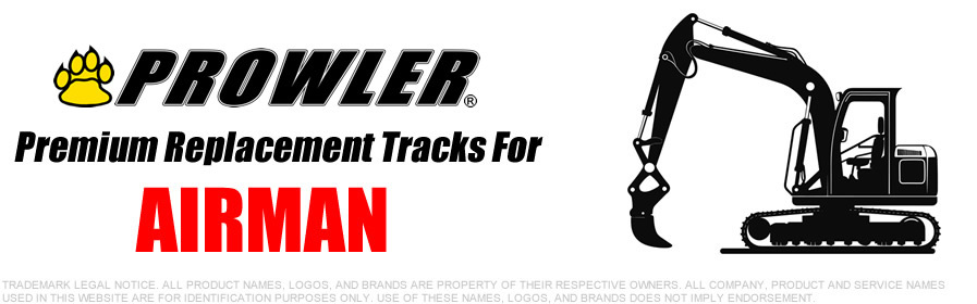 Airman Excavator Replacement Rubber Tracks