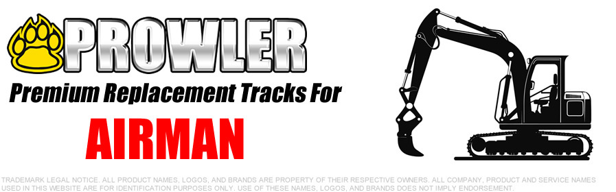 Airman Excavator Replacement Rubber Tracks