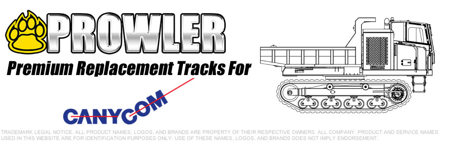 Canycom Carrier Dumper Replacement Rubber Tracks
