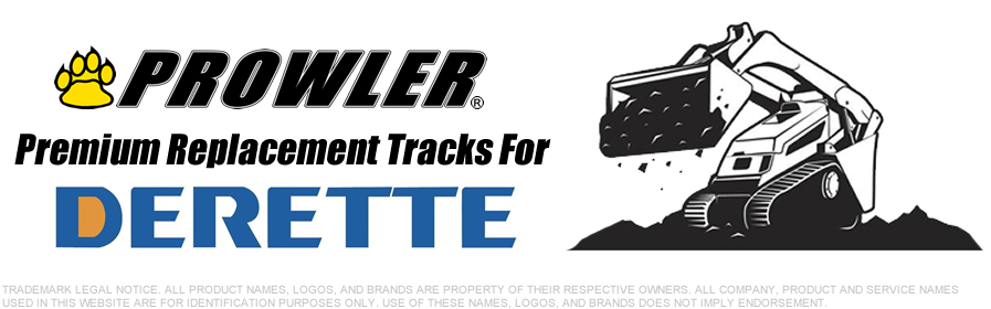 Derette Mini Skid Steer Replacement Rubber Tracks