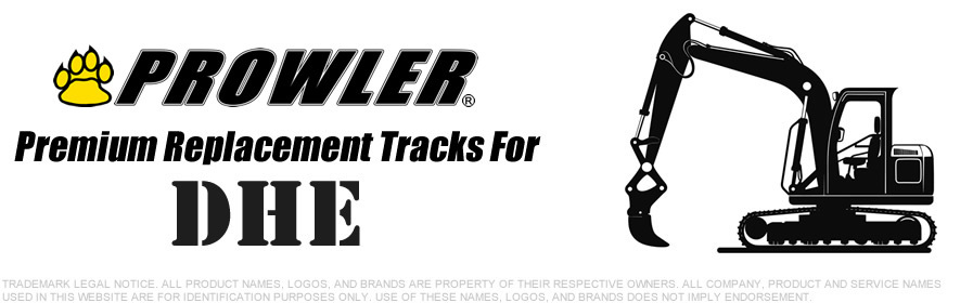 DHE Excavator Replacement Rubber Tracks