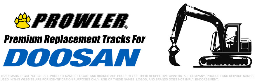Doosan Excavator Replacement Rubber Tracks