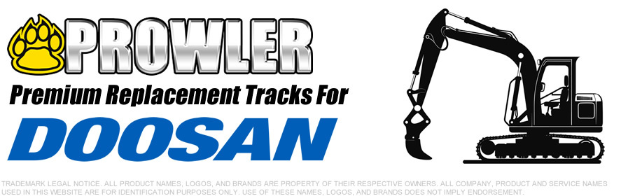Doosan Excavator Replacement Rubber Tracks