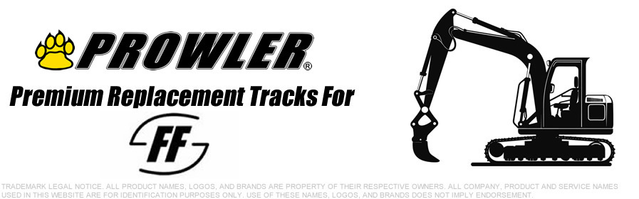 FF Industrial Excavator Replacement Rubber Tracks
