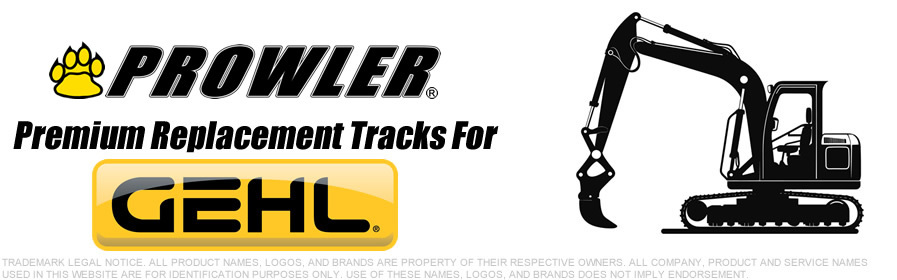 GEHL Excavator Replacement Rubber Tracks