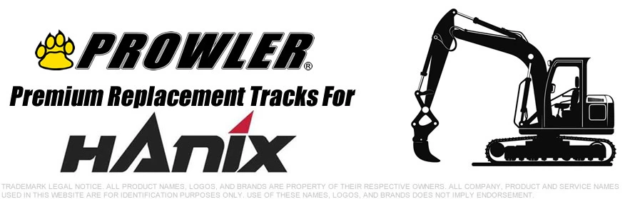 Hanix Excavator Replacement Rubber Tracks