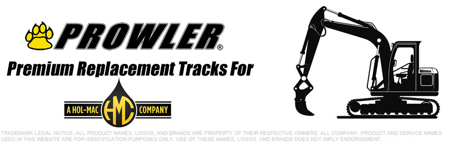 Holmac Excavator Replacement Rubber Tracks