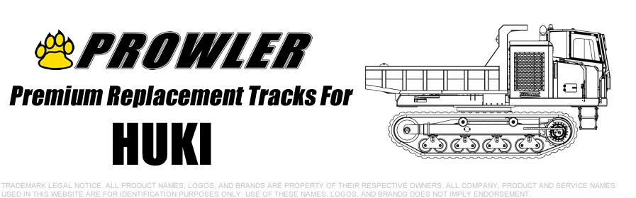 Huki Carrier Dumper Replacement Rubber Tracks