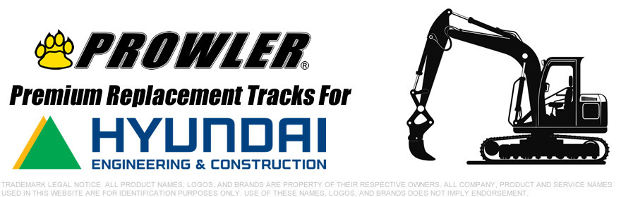 Hyundai Excavator Replacement Rubber Tracks