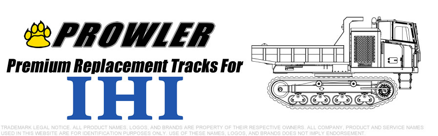 IHI Carrier Dumper Replacement Rubber Tracks