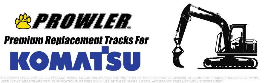 Komatsu Excavator Replacement Rubber Tracks