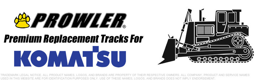 Komatsu Mini Dozer Replacement Rubber Tracks