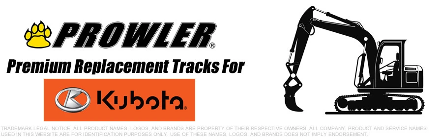 Kubota Excavator Replacement Rubber Tracks