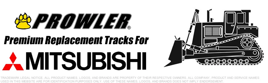 Mitsubishi Mini Dozer Replacement Rubber Tracks