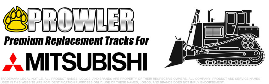 Mitsubishi Mini Dozer Replacement Rubber Tracks