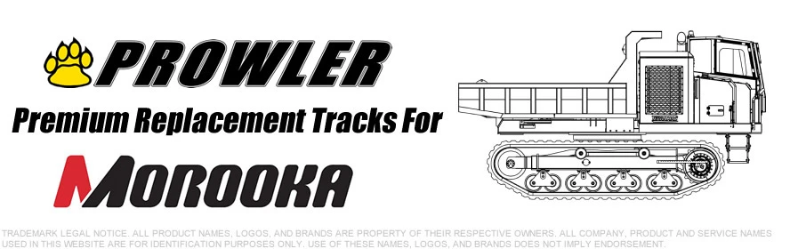Morooka Carrier Dumper Replacement Rubber Tracks