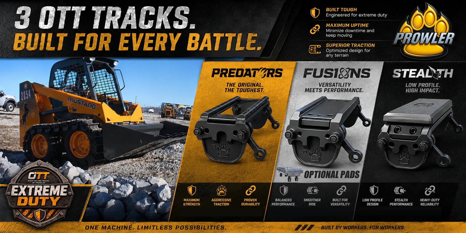 Over Tire Tracks For Skid Steers