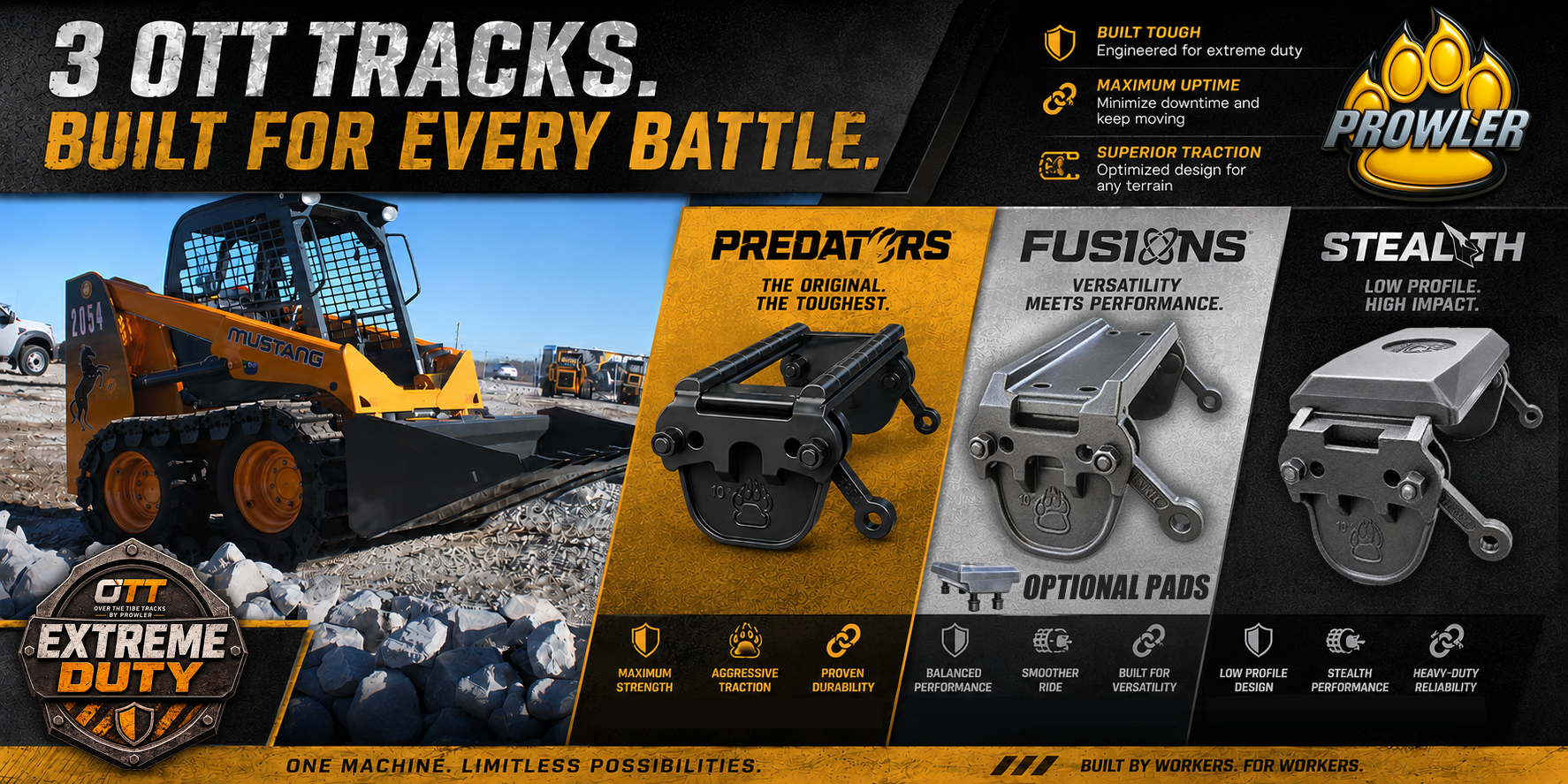 Over Tire Tracks For Skid Steers